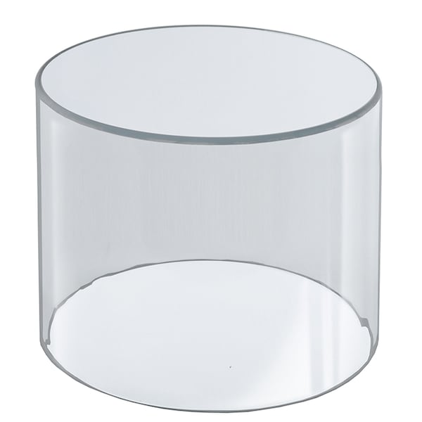 10"W x 10"H Clear Acrylic Cylinder